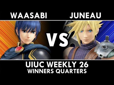 [Smash 4 Weekly #26] Singles Winners Quarters: Waasabi (Marth) vs. Juneau (Cloud)