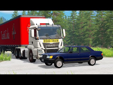 Crossroad Car Crashes - BeamNG Drive