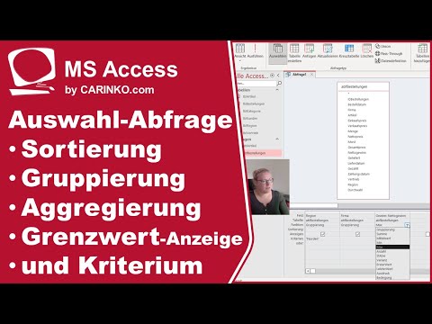 Mit Auswahl-Abfragen in MS Access höchste und andere Grenzwerte anzeigen (Top 10) - carinko.com