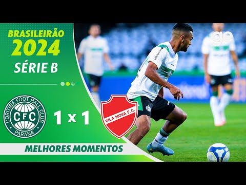 Gols e lances de Coritiba x Vila Nova-GO