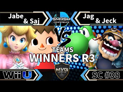 Jabe & Saj vs. Jag & Jeck - Teams SSB4 Winners R3 - Smash Conference 38