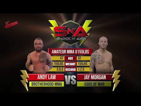 Shock N Awe 34 - Andy Law vs Jay Morgan Lightweight Amateur MMA
