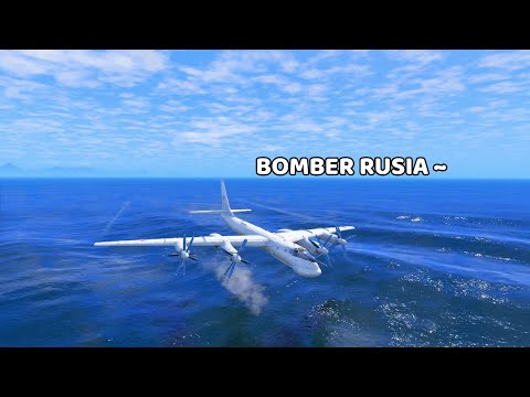 MENYERANG BASE MILITER MENGGUNAKAN BOMBER RUSIA - GTA 5 MOD