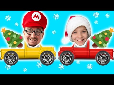 Mark himself made an unusual Christmas tree