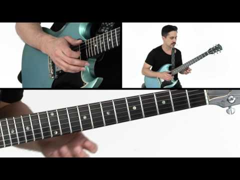 Blues Rhythm Guitar Lesson - Rock You Breakdown - Corey Congilio