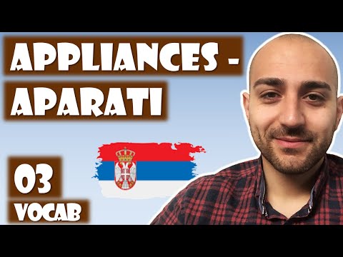 Learn Serbian ★ Appliances - Aparati ★ Vocabulary 3