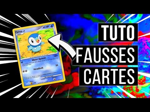 COMMENT CREER DE FAUSSES CARTES POKEMON Gratuitement, Rapidement, Facilement ! - TUTO FR / Pokémon