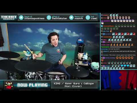 The8BitDrummer: KING / Gawr Gura × Mori Calliope (cover)