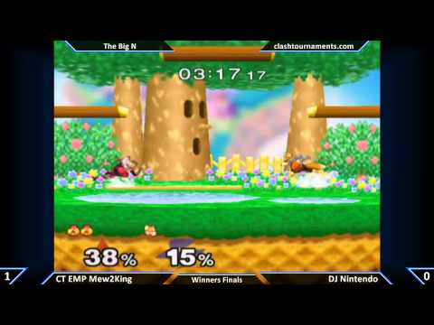 SSBM - CT Mew2King vs DJ Nintendo - Winners Finals - The Big N