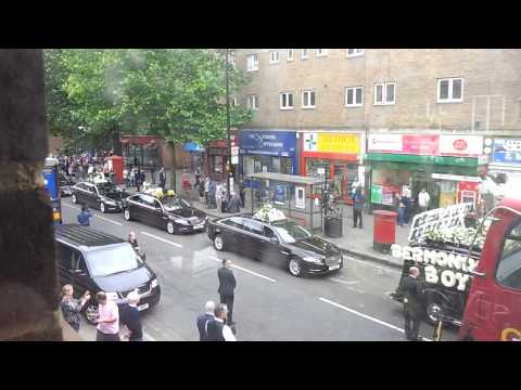 Barry Albin-Dyer Funeral Cortege (copyright)
