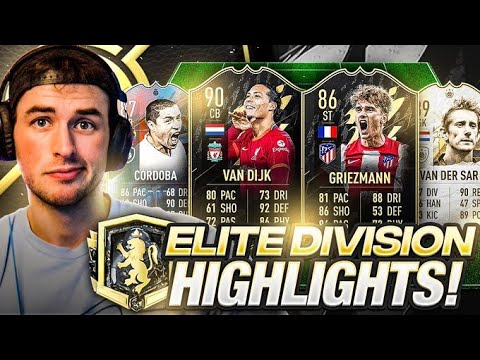 Elite Division w/ 90 Van Dijk, 86 Griezmann, 87 Cordoba