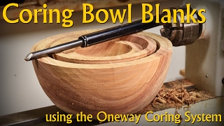 Coring Bowl Blanks with the Oneway Easy Coring System