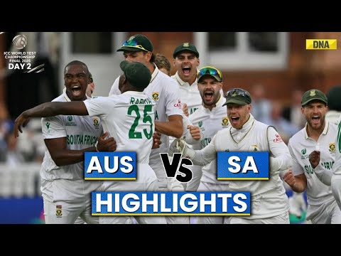 AUS Vs SA Highlights Day 2: Australia 144/8 In 2nd Innings; Total Lead Is 218 | SA Vs AUS Highlights