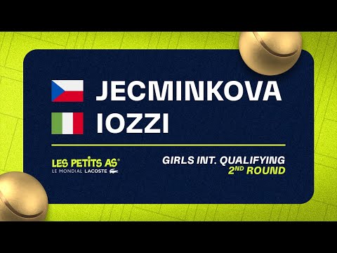 Les Petits As 2023 | Girls International Qualifications 2R | Karolina Jecminkova vs Alice Iozzi