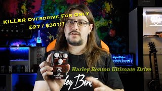 Video thumbnail for The Most Affordable KILLER Overdrive For Only £27/ $30?!? | Harley Benton Ultimate Drive Pedal by Wesley Webb