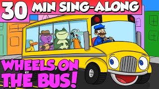 Wheels on the Bus - Nursery Rhyme Sing Along | A Cool School Kids Song w/ Ms. Booksy & Crafty Carol
