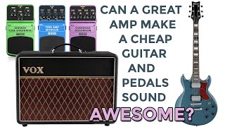 Video thumbnail for Ibanez AX120 Through Vox AC10c1 Amp with Cheap Behringer Gain Pedals by Tony Lee Glenn