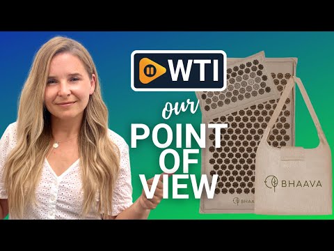 BHAAVA Acupressure Mat & Neck Pillow Set - Mats for Back - WTI product video review