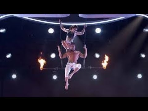 Duo Transcend Trapeze Act Stunt Goes Wrong Shocks Audience on America's Got Talent