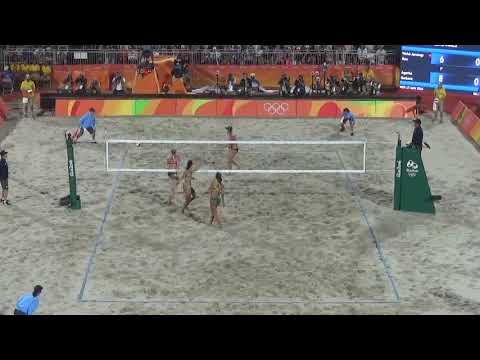 Ross – Walsh Jennings USA 0–2 BRA Ágatha – Bárbara - SEMIFINAL