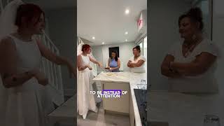 When the Mother in Law Steals the Bride's Spotlight in White #Shorts