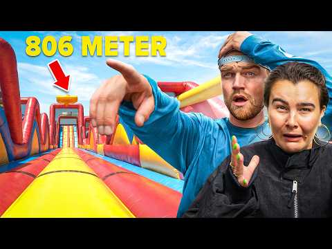 De Langste Opblaas Stormbaan Van Nederland *HEFTIG*