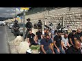 Palestinians Perform Friday Prayers In The Street AFP
