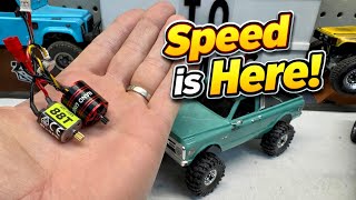 Furitek Nano Unity Brushless Combo for SCX30!!! Speed comparison and first look!