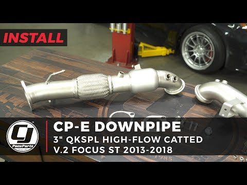 2013-2018 Ford Focus ST Install: CP-E QKspl 3" v.2 Downpipe