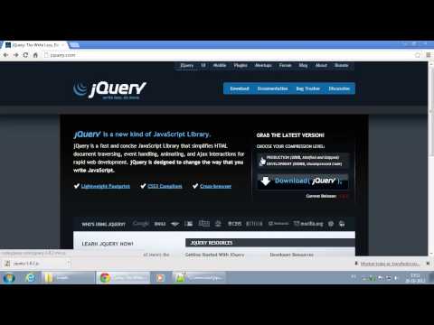 003 Importar a biblioteca jQuery para o HTML