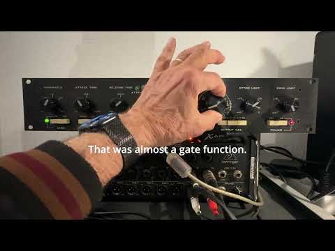 Eventide Omnipressor Model 2830 Dynamic Effects Processor Vintage 1974 - Black with Black Meter image 12