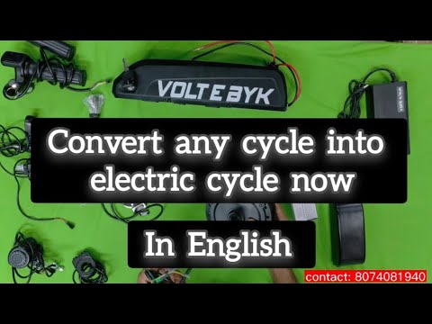 Fat Bike Electric Conversion Kit with 7.8 Ah Battery product demo video