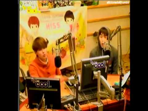 [120409] Sungmin trying to whistle Trouble Maker Intro