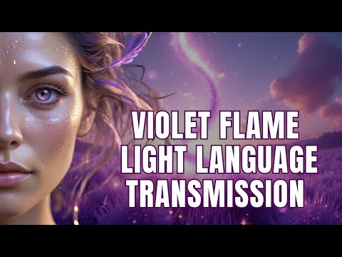 Violet Flame Nervous System Healing- Deep Safety, Regulation &Inner Calm-Light Language Transmission