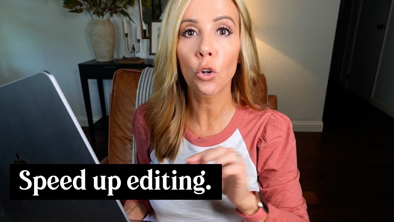Edit YouTube VIdeos 10X FASTER: Productivity hacks!