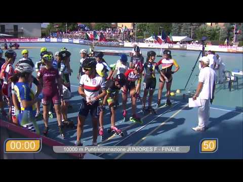 10000 Mts Points/Elimination Juniores Ladies - FInal