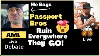 Did Passport Bros Ruin Colombia & Dominican Republic? -Pull Up & Debate AML |🇨🇴Cartagena updates