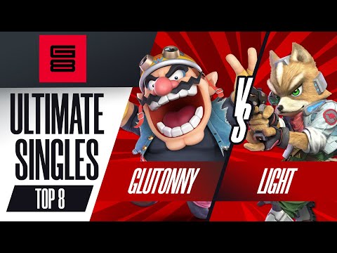 Glutonny vs Light - Loser's Semi Ultimate Singles - Genesis 8 | Wario vs Rob