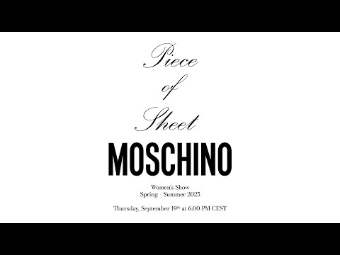 Moschino Spring/Summer 2025 fashion show