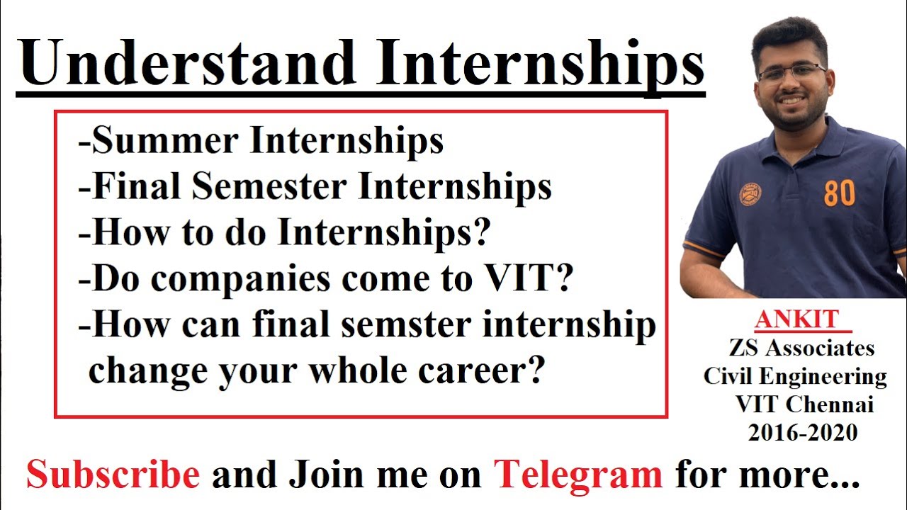 INTERNSHIPS explained | VIT Chennai & Vellore