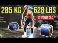 17 Year Old Pulls 628LB Deadlift At Gymshark Lifting Club
