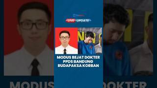 Modus Bejat Dokter PPDS RSHS Bandung Rudapaksa Anak Pasien, Ambil Darah, DNA hingga Dibius