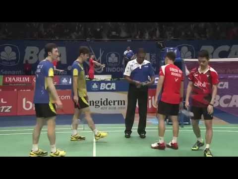 BCA Indonesia Open 2016 | Badminton R16 M2-MD | Lee/Yoo vs Gid/Suk