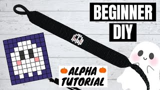 BEGINNER ALPHA TUTORIAL: GHOST FRIENDSHIP BRACELET TUTORIAL // Alpha Pattern Walkthrough
