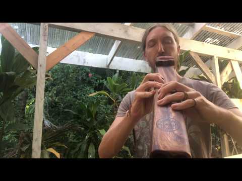Elemental Flutes - Monkeypod Drone Flute Key of E
