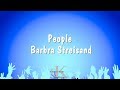 People - Barbra Streisand (Karaoke Version)