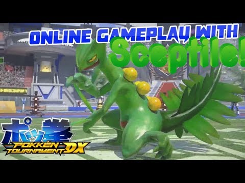 SCEPTILE THE SPEEDSTER!!! - Pokken Tournament DX Online Gameplay