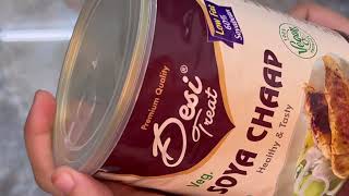 DESI TREAT SOYA CHAAP  ,AMAZON SOYA CHAAP REVIEW