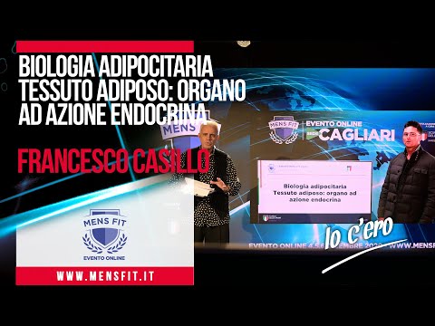 Francesco Casillo al Mens Fit | Biologia adipocitaria Tessuto adiposo: organo ad azione endocrina