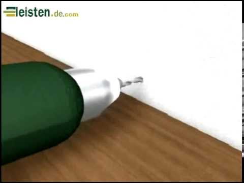 Amleitung zum montieren von Sockelleisten & Fußleisten.